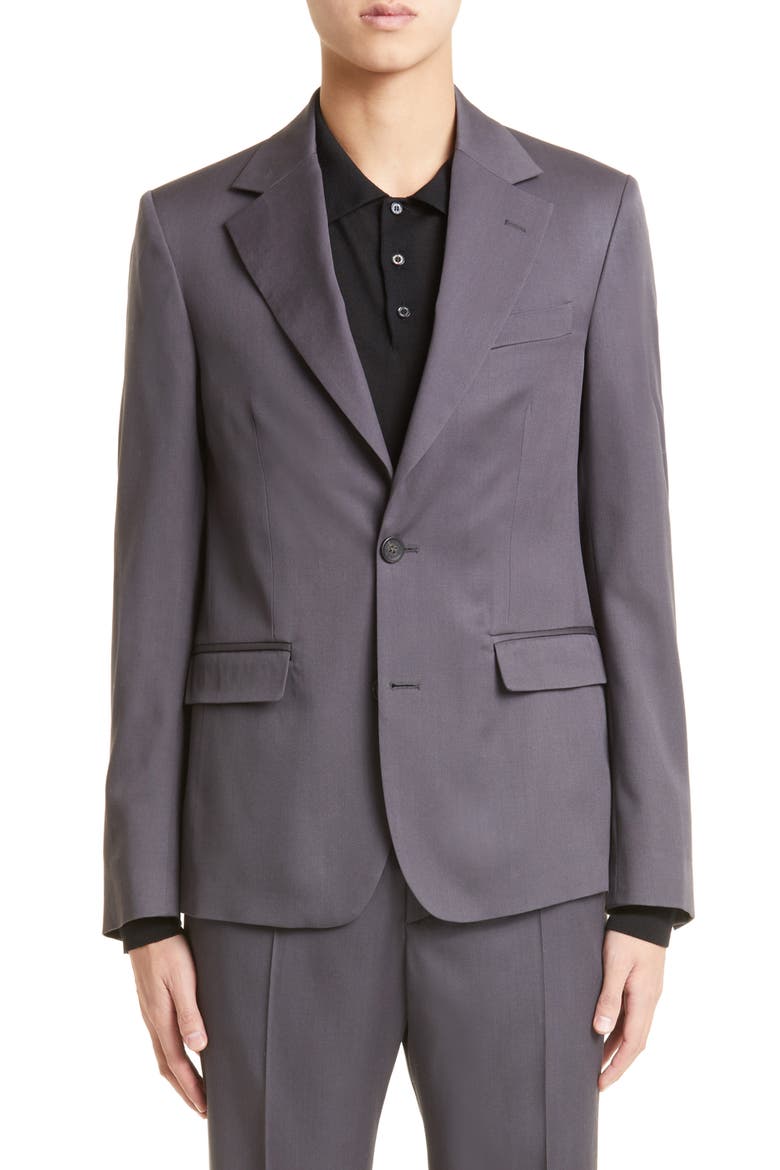 Journey Single Breasted Wool Sport Coat, Main, color, GREY