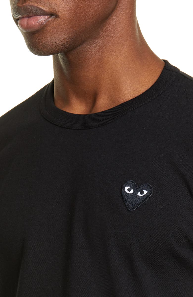 Comme des Garçons PLAY Black Heart T-Shirt, Alternate, color, 