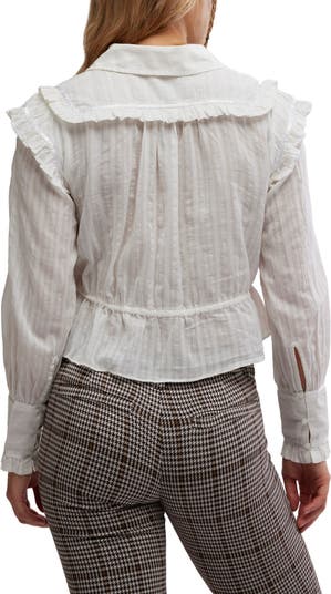 Daybreak Ruffle Cotton Shirt