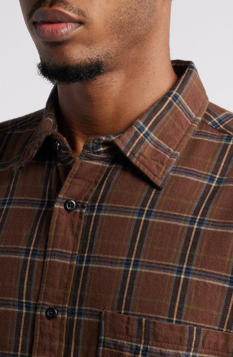 Flannel Button-Up Shirt