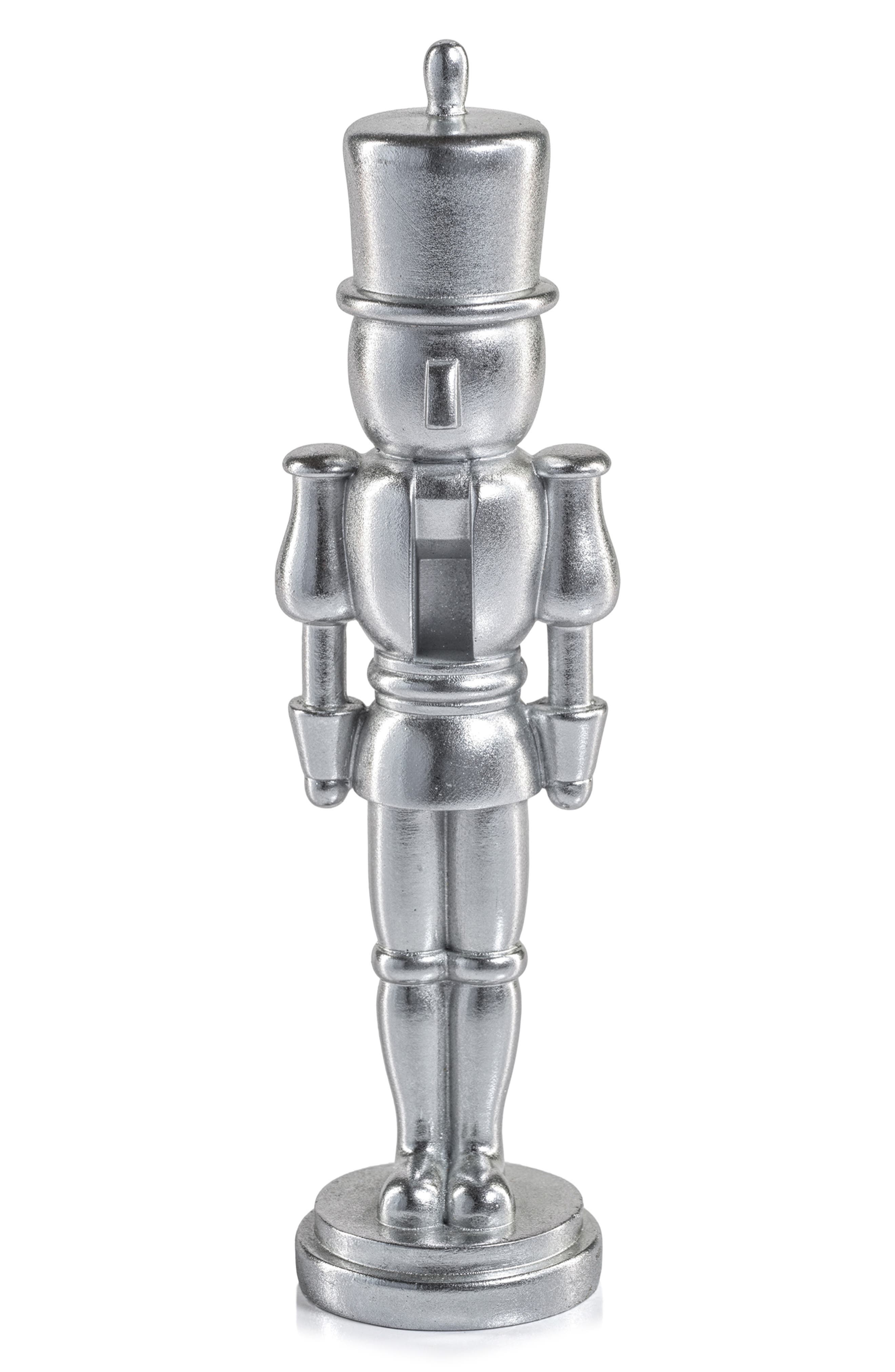 Zodax Hartwin Set of 2 Metallic Nutcracker Figurines