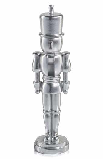 Zodax Hartwin Set of 2 Metallic Nutcracker Figurines