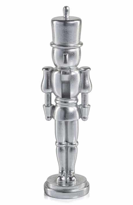 Zodax Hartwin Set of 2 Metallic Nutcracker Figurines