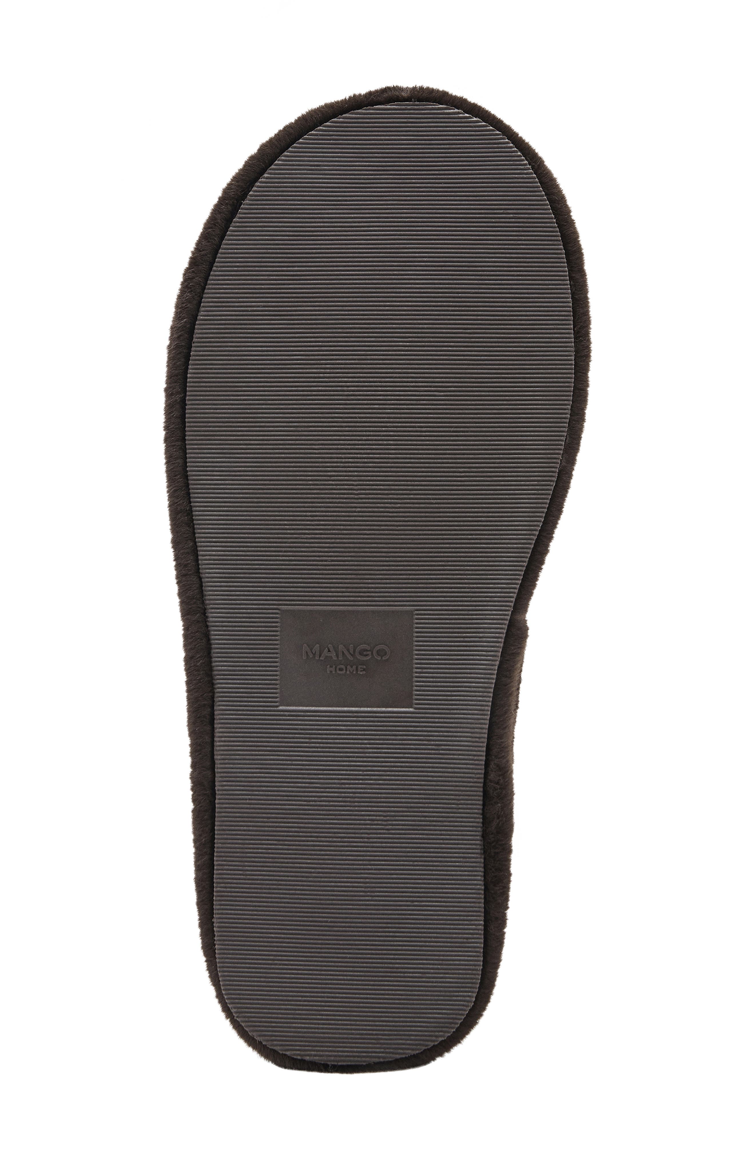 MANGO Faux Fur Slipper, Alternate, color, 