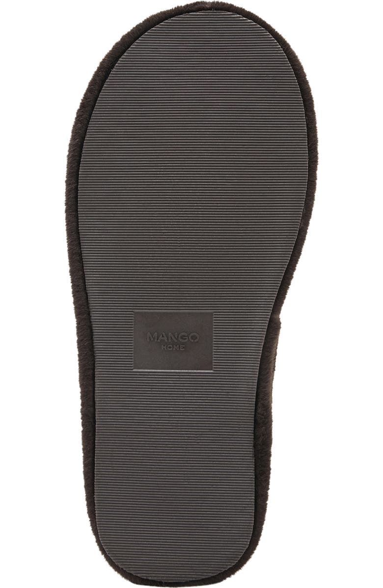 MANGO Faux Fur Slipper, Alternate, color,
