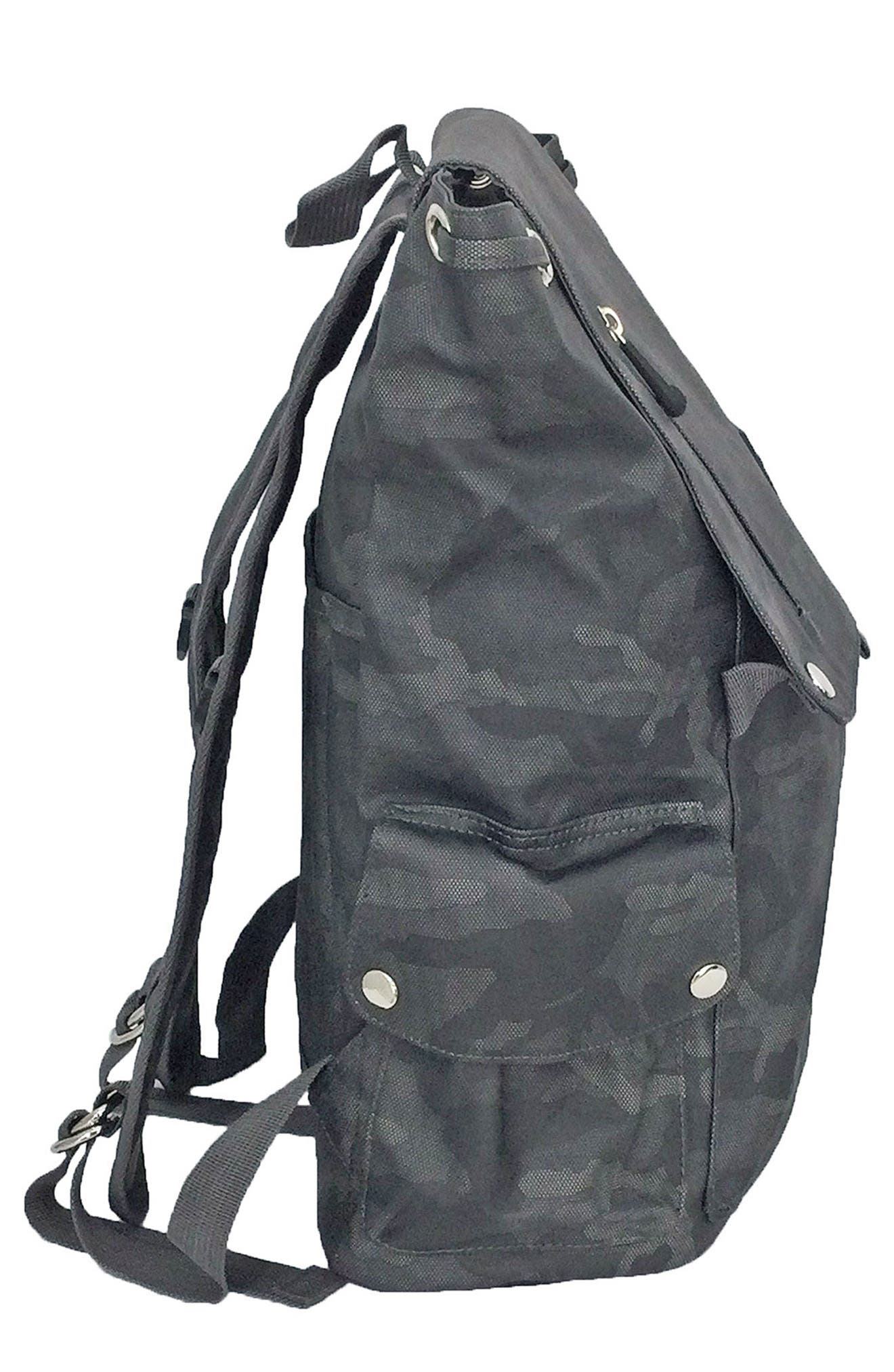 Duchamp Flapover Camo Backpack, Alternate, color, 