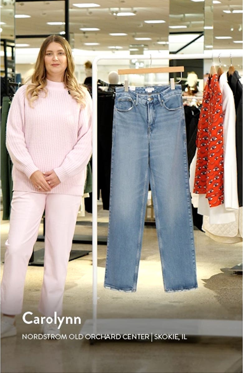 Good Icon Straight Leg Jeans, sales video thumbnail