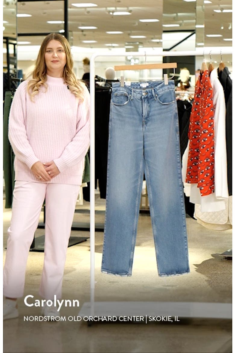 Good Icon Straight Leg Jeans video
