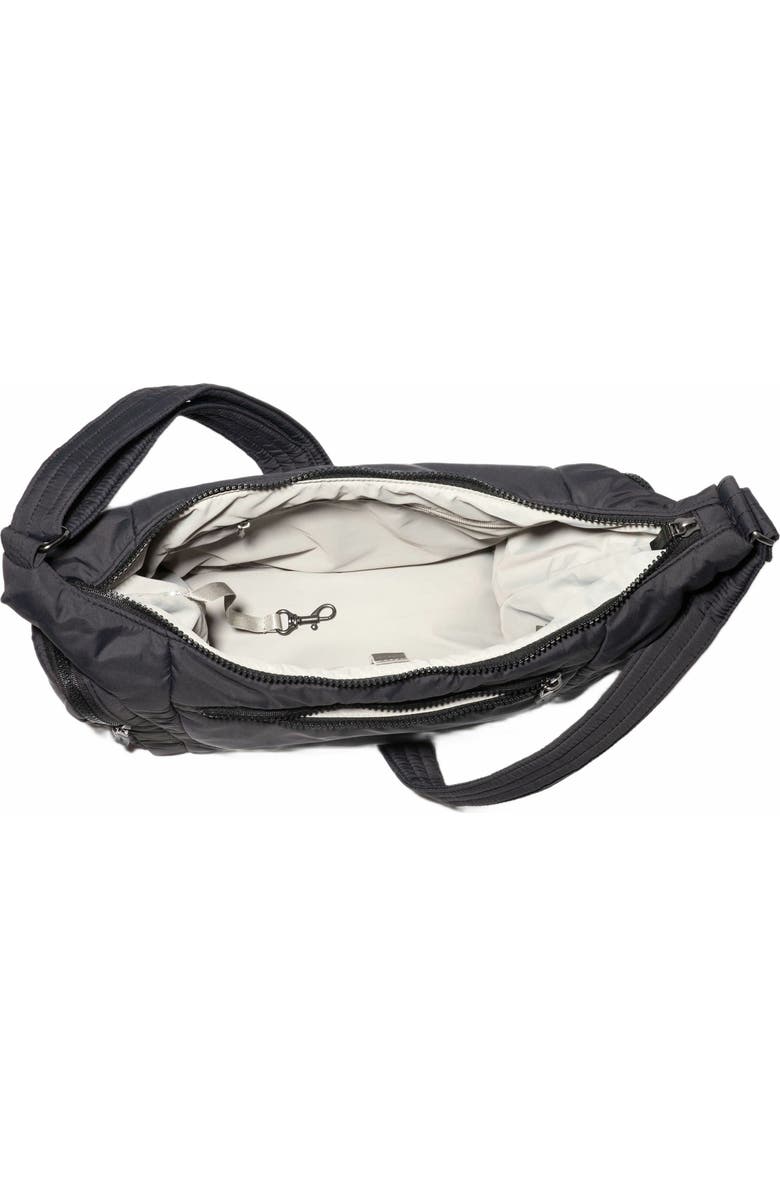 BAGGALLINI Banana Sling Crossbody Shoulder Bag, Alternate, color, Black Puff