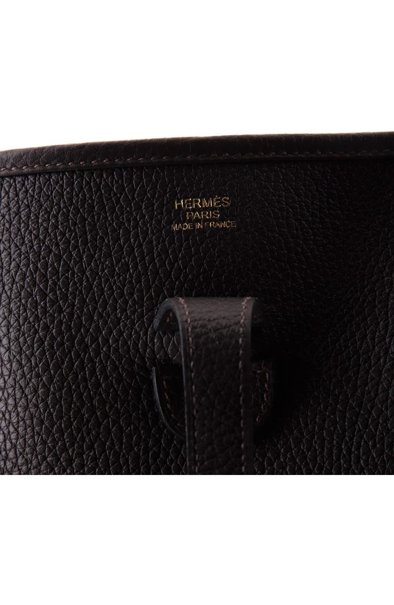 Pre-Owned Hermes Evelyne Bag Gen III Clemence PM, Alternate, color, Havane