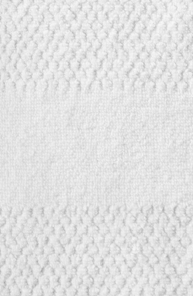 Woven & Weft Cotton Textured Weave 6-Piece Hand Towel Set, Alternate, color, White