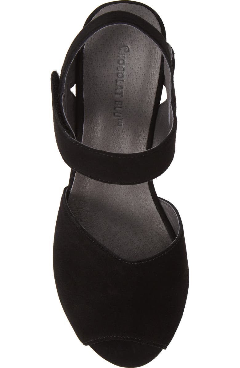 Chocolat Blu Waffy Platform Wedge Sandal, Alternate, color,