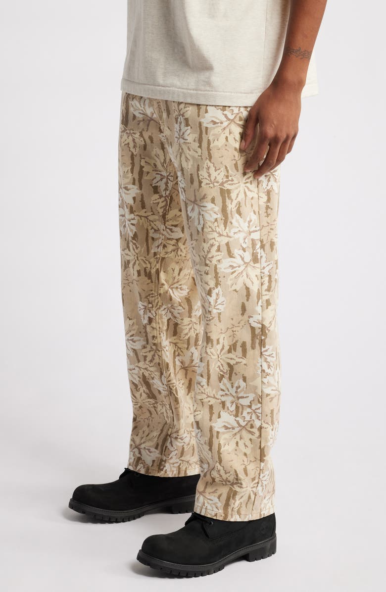 Obey Hardwork Plum Print Jeans, Alternate, color, 