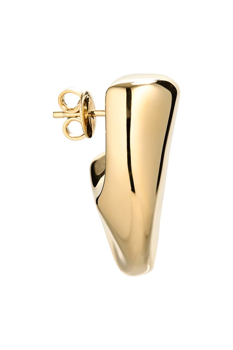 Small Prisma 18K Gold Plate Earrings, Alternate, color, 8120 YELLOW GOLD