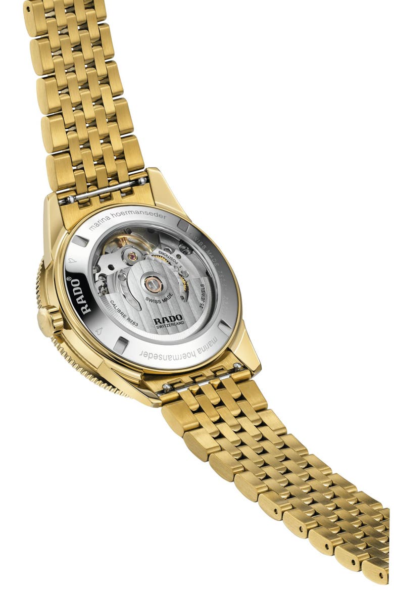 Captain Cook x Marina Hoermanseder Automatic Watch, 37mm, Alternate, color, WHITE