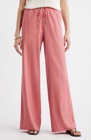 Nordstrom Linen Blend Drawstring Pants