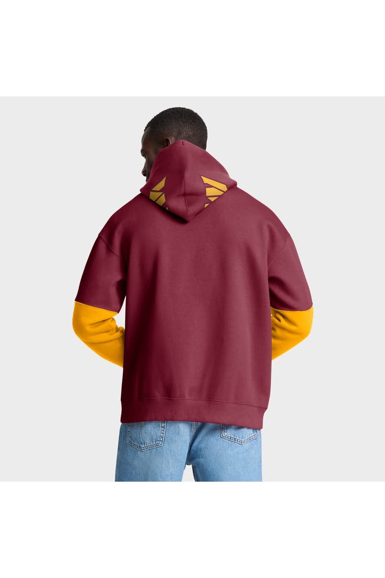 Men's Fanatics Burgundy Washington Commanders Helmet Pullover Hoodie, Alternate, color, Burgundy