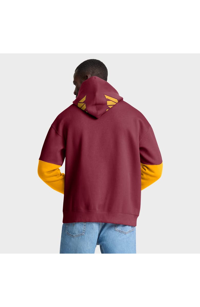 FANATICS Men's Fanatics Burgundy Washington Commanders Helmet Pullover Hoodie, Alternate, color, Burgundy