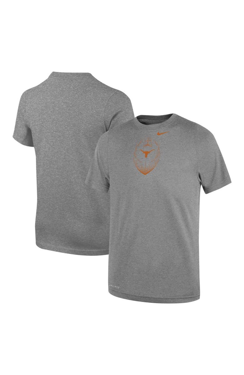 Nike Toddler Nike Gray Texas Longhorns Legend Football Performance T-Shirt, Alternate, color, 