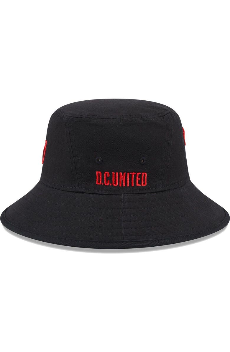 New Era Men's New Era Black D.C. United Kick Off Bucket Hat, Alternate, color, 