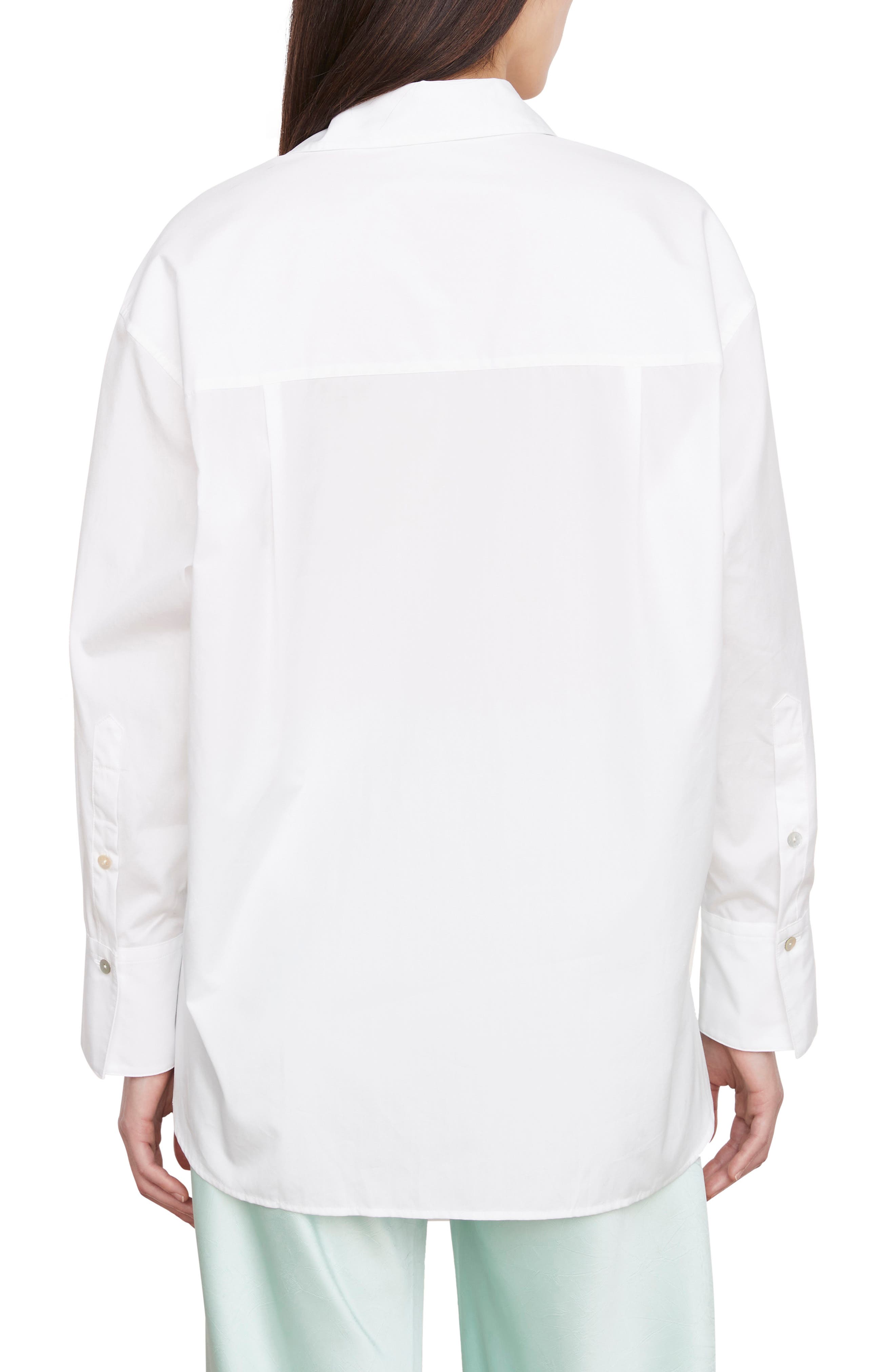 Oversize Cotton Button-Up Shirt - image 2