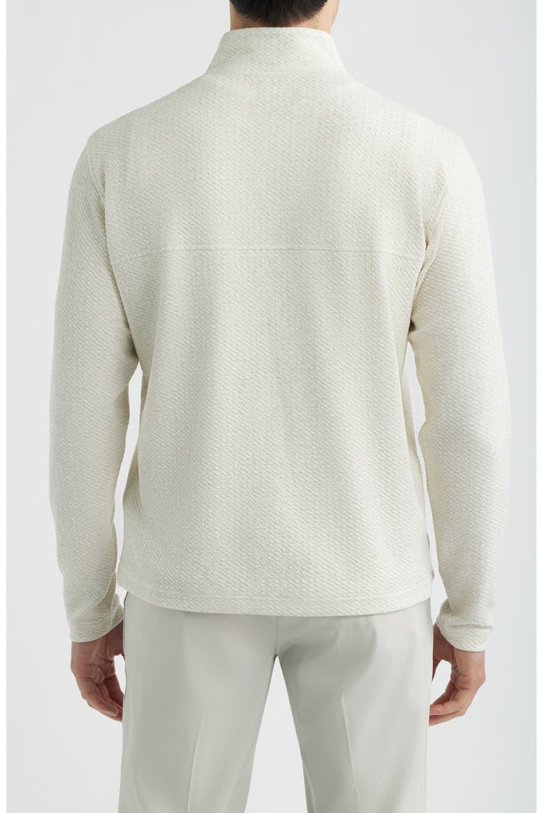 Ransel Quarter Snap Placket Pullover, Alternate, color, CREAM