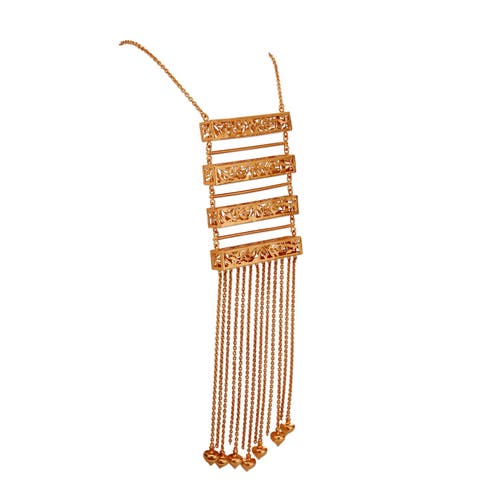 Dhwani Bansal Inaayat Necklace In Antique Gold Plated