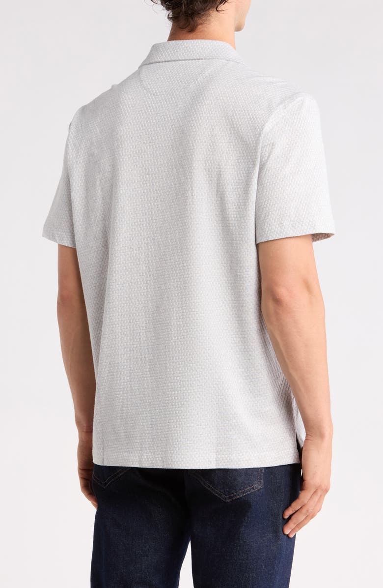 Ted Baker Textured Knit Camp Shirt, Alternate, color,
