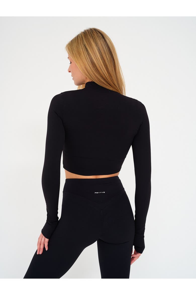 Zip-Up Jacket with Thumbholes, Alternate, color, Black