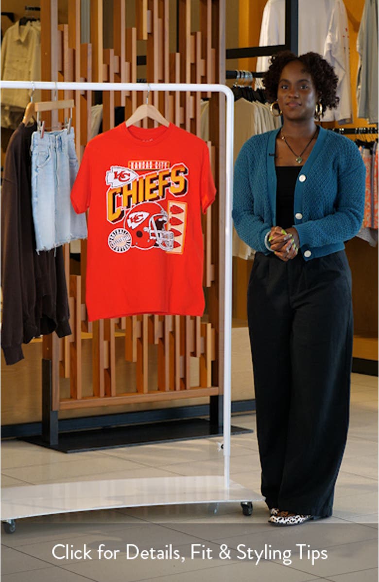 Chiefs Checkdown Cotton Graphic T-Shirt, sales video thumbnail