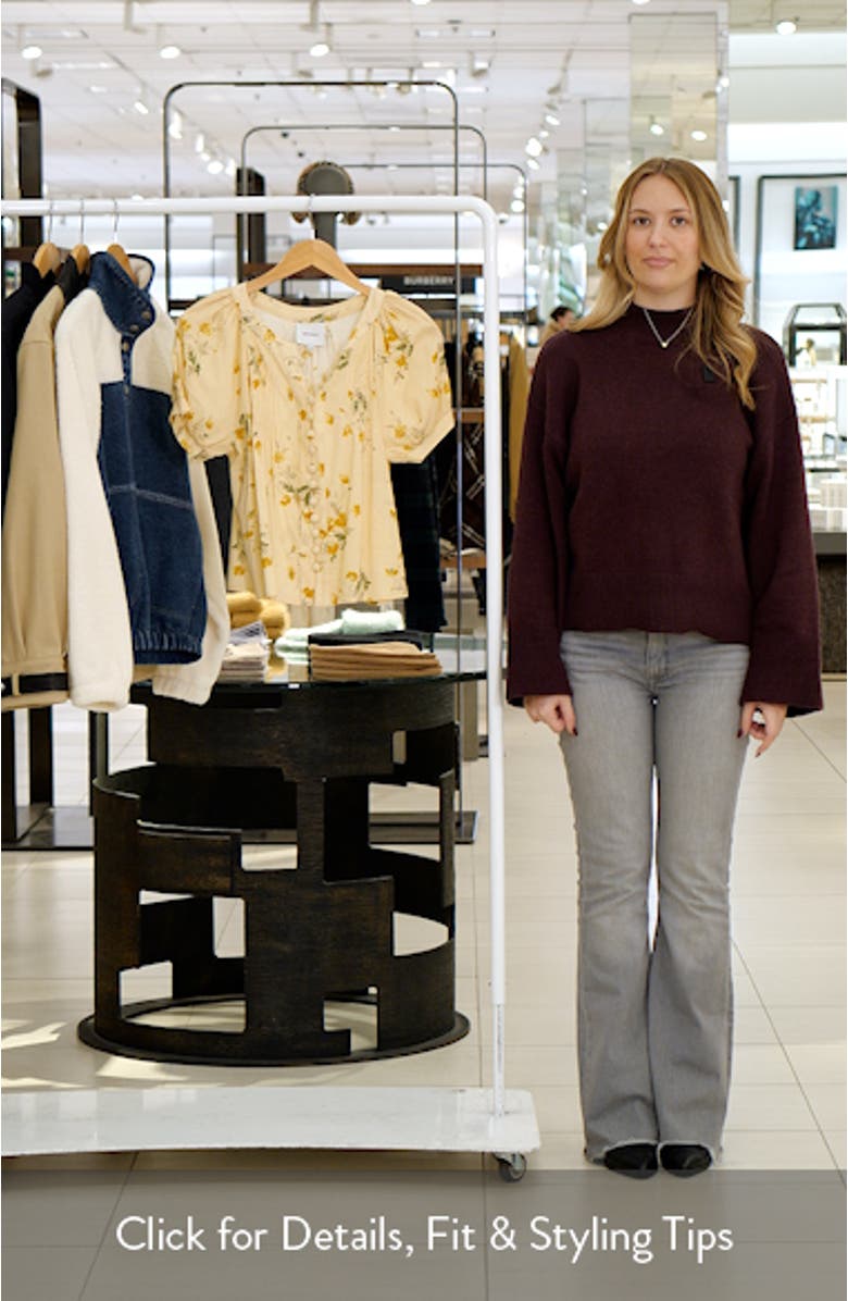 Calia Floral Cotton Blend Top, sales video thumbnail