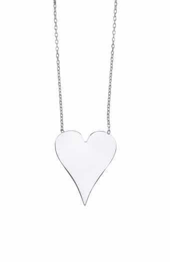 House of Frosted Heart Pendant Necklace