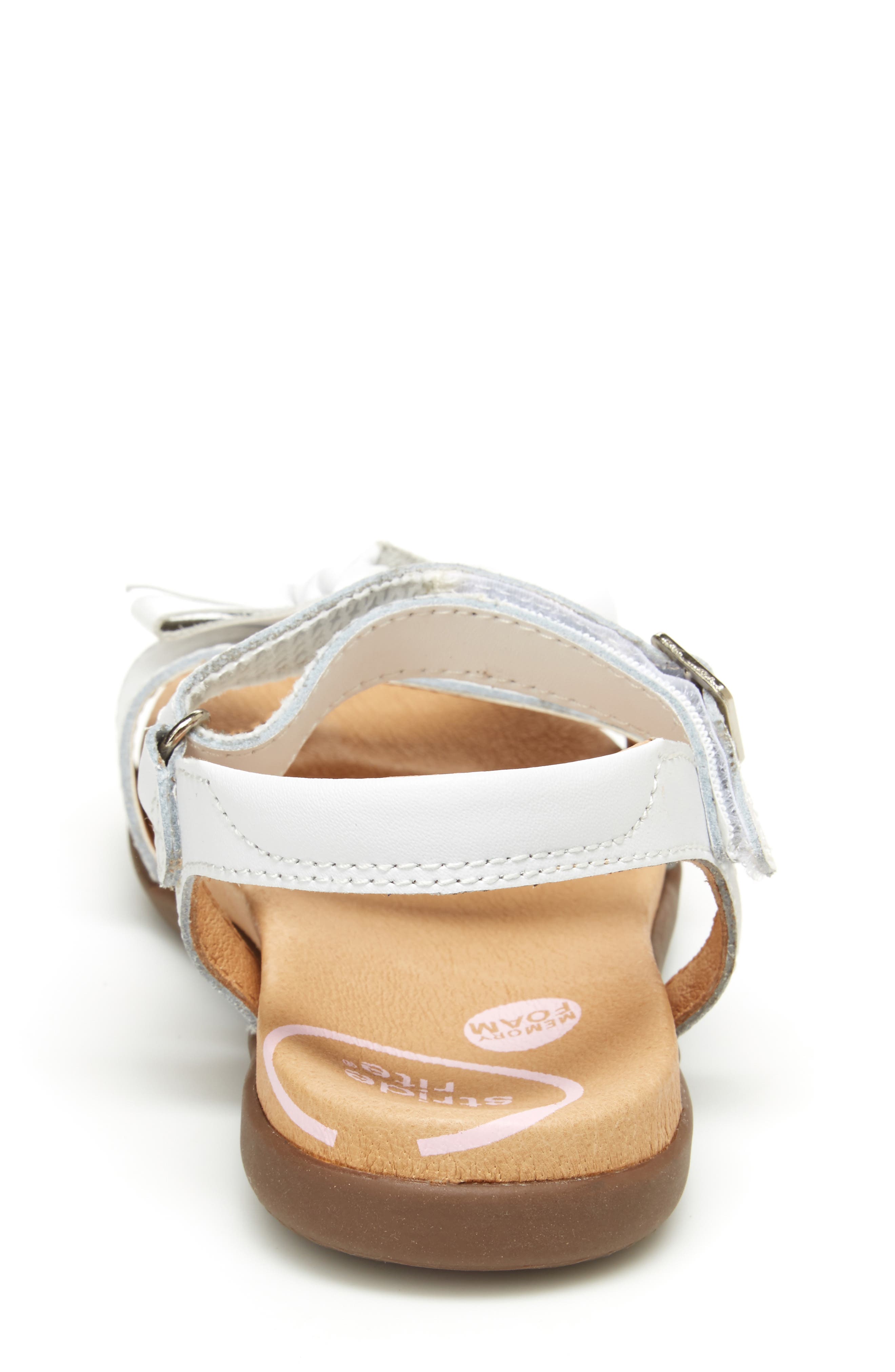 SRtech™ Savannah Sandal, Alternate, color, WHITE