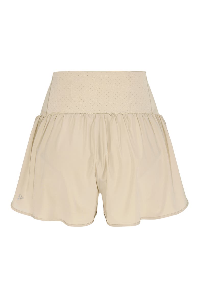 Hypervent Pleated Wide Shorts, Alternate, color, PLASTER