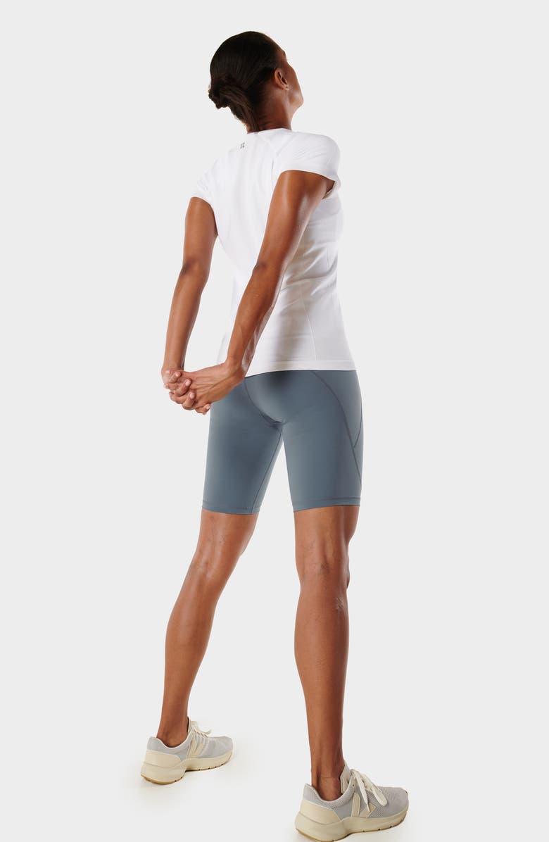 Sweaty Betty Athlete Seamless Workout T-Shirt, Alternate, color, White