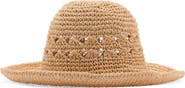 MANGO Openwork Straw Sun Hat