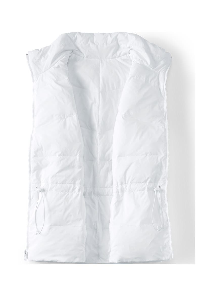 Plus Size Wanderweight Reversible Packable Down Vest, Alternate, color, White/Blue Colorblock