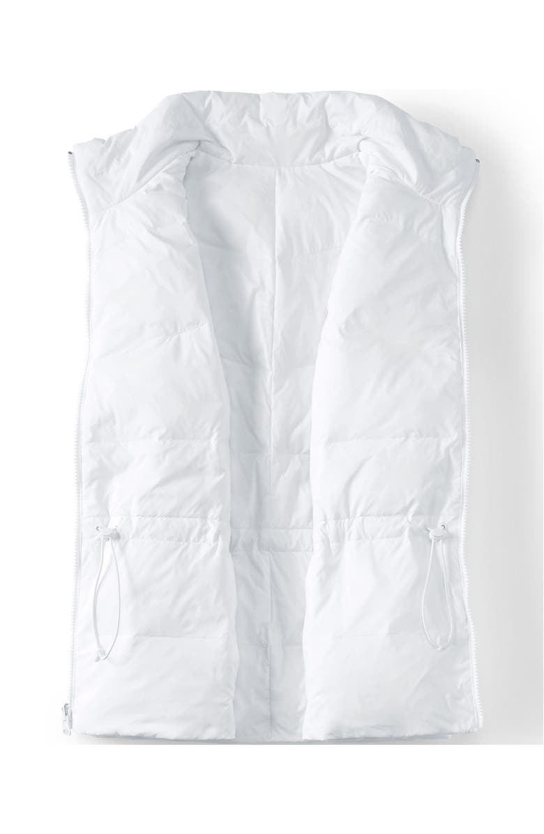 Lands' End Wanderweight Reversible Packable Down Vest, Alternate, color, White/Blue Colorblock