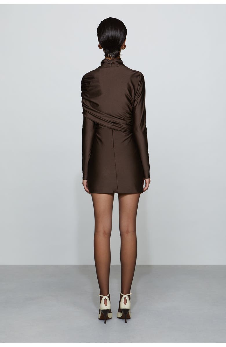 Et Ochs Fallon Mini Dress, Alternate, color, Chocolate