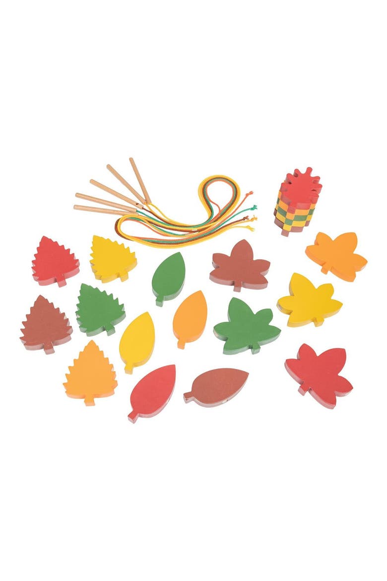 Jumbo Lacing Leaves, Main, color, Multicolor