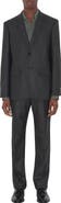Burberry Check Wool Cashmere Tailored Trousers