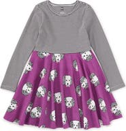 Tea Collection Poodle Print Mix Twirl Dress