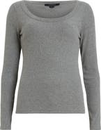 AllSaints Rina Rib Scoop Neck Top