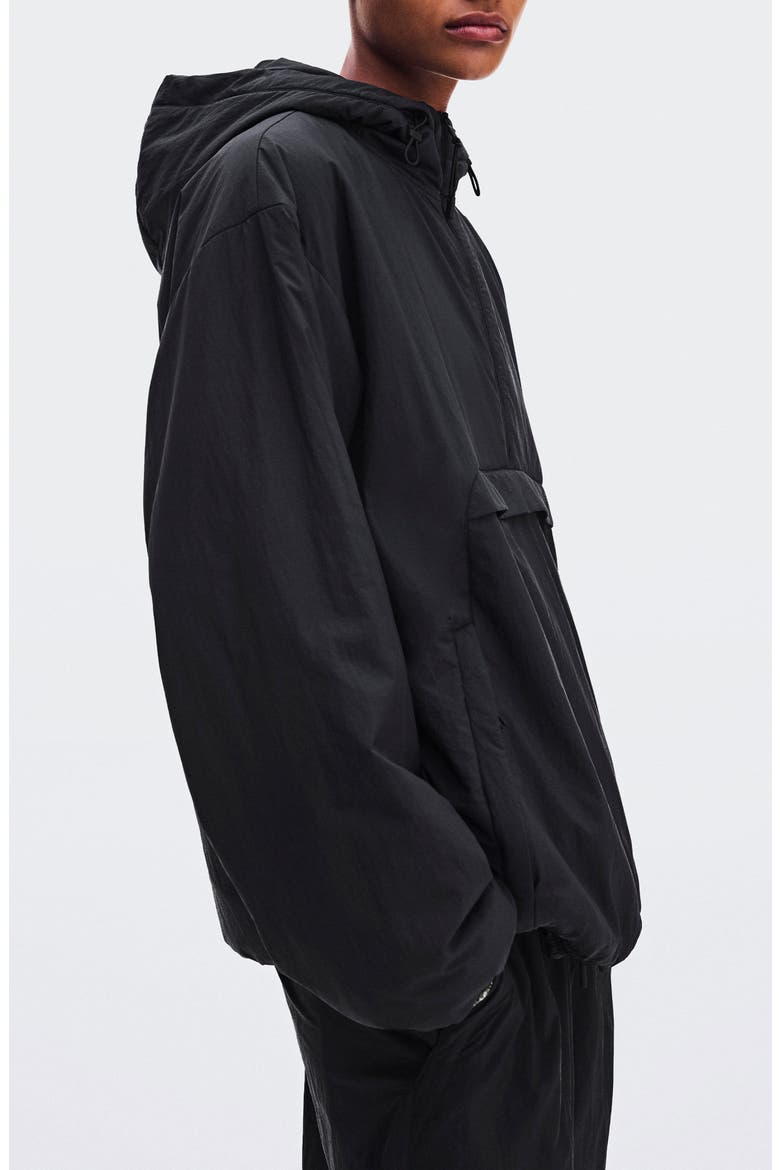 x Zendaya Insulated Half Zip Anorak, Alternate, color, BLACK