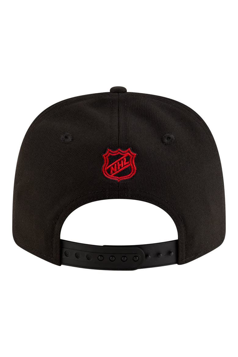 Men's New Era  Black Buffalo Sabres 9SEVENTY Stretch-Snap Adjustable Hat, Alternate, color, Black