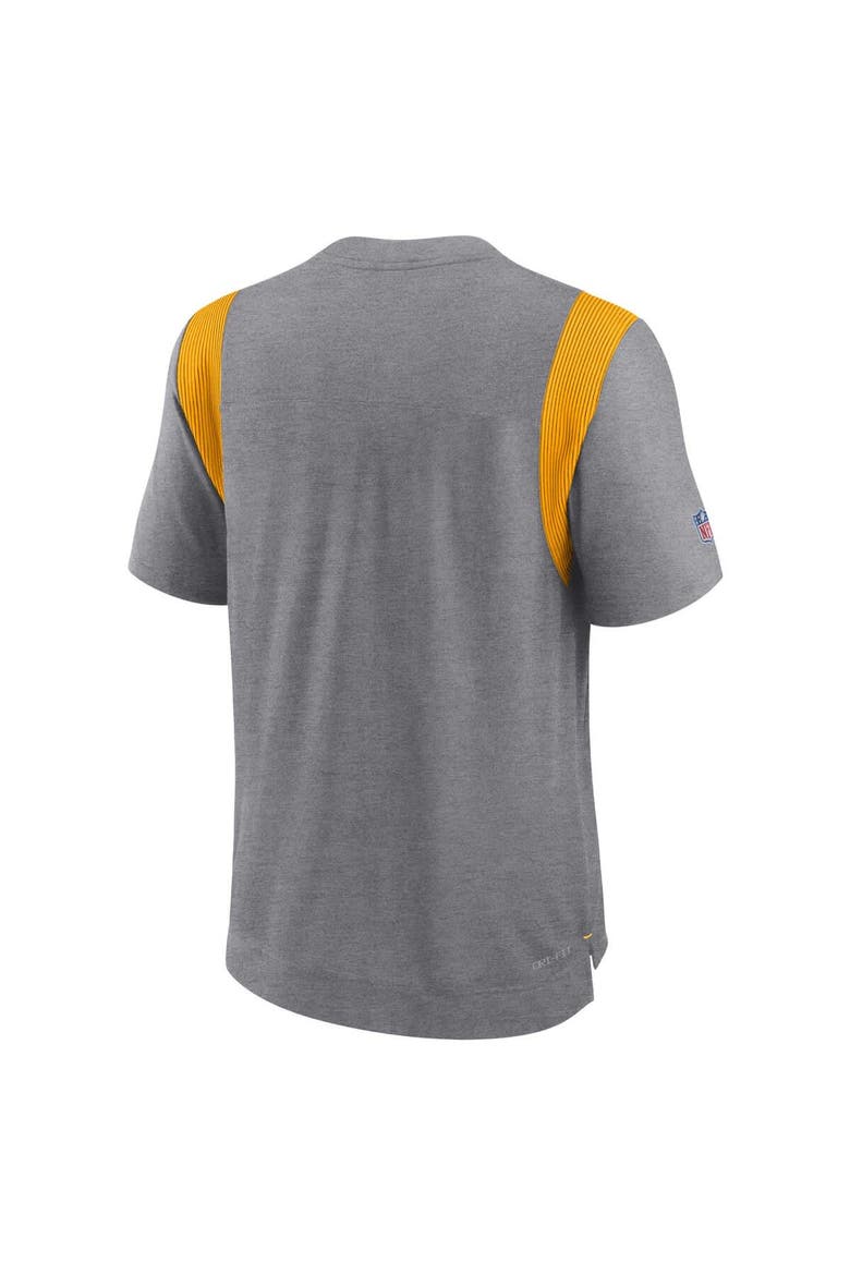 Men's Nike Charcoal Washington Commanders Sideline Tonal Logo Performance Player T-Shirt, Alternate, color, Charcoal