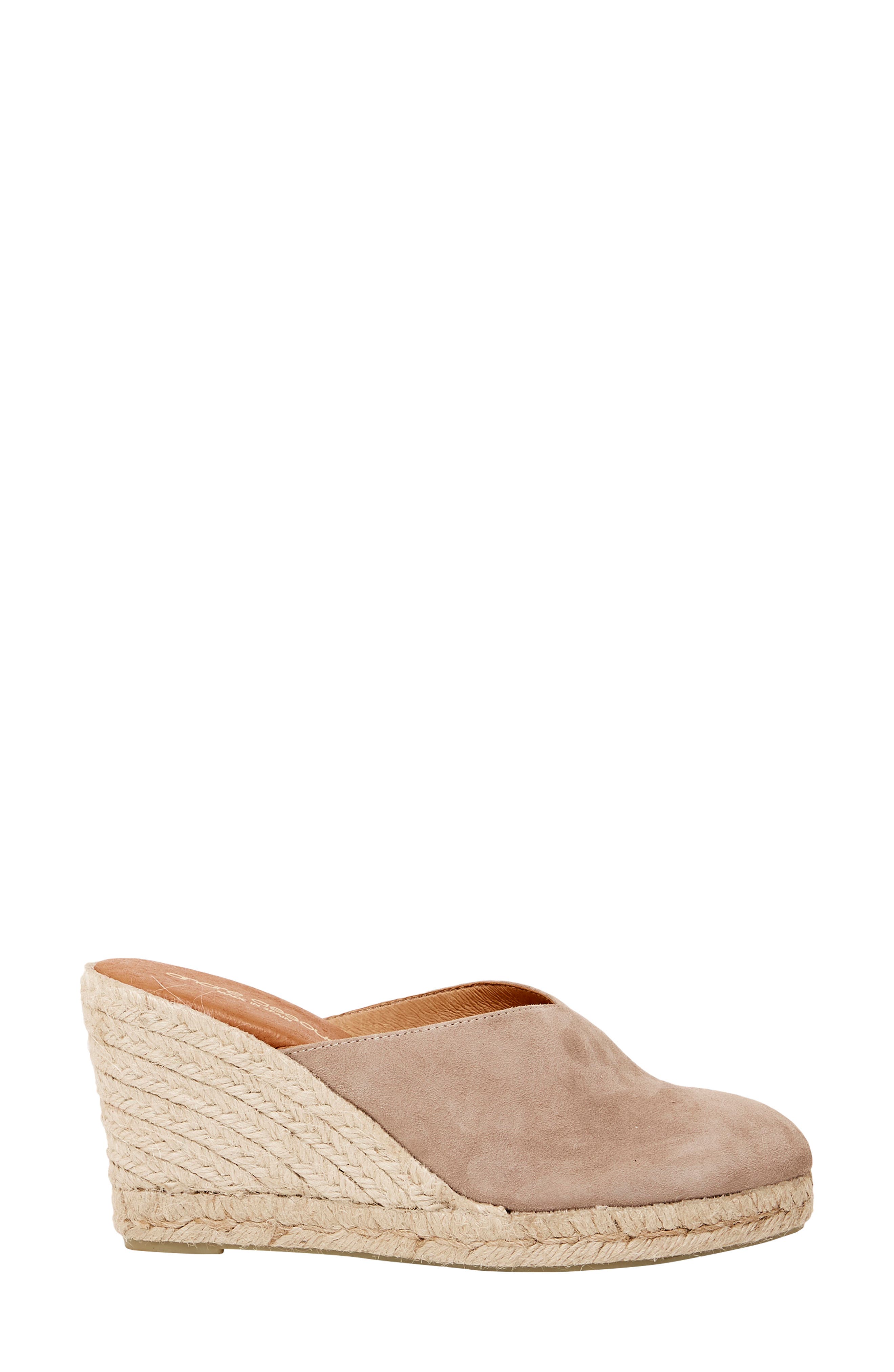 Romy Wedge Mule, Alternate, color, CUERO SUEDE