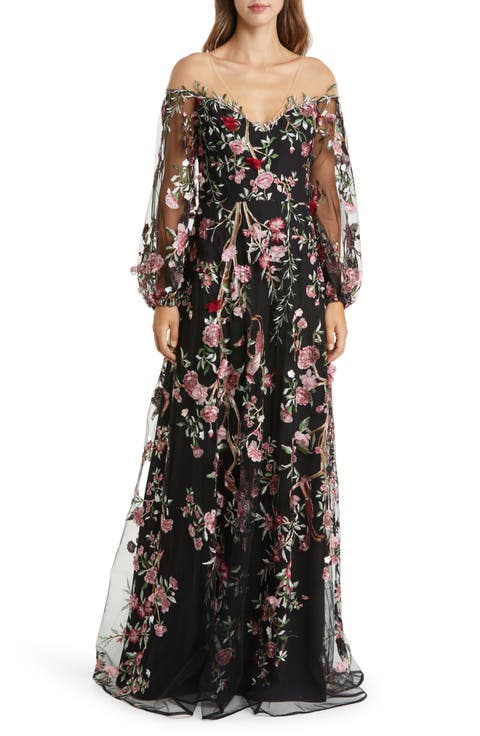 Marchesa Notte Floral Dresses for Women Marchesa Notte Floral Dresses for Women