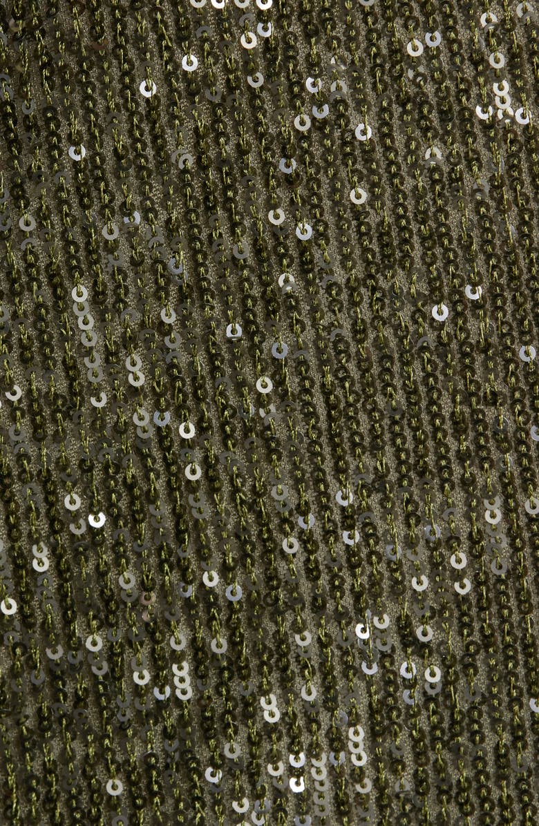 Anne Klein Sequin Draped Open Front Cardigan, Alternate, color, 