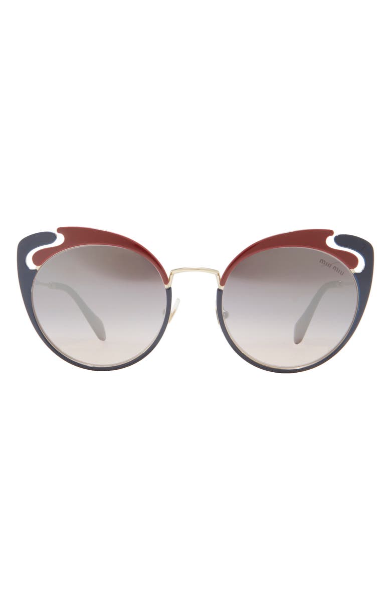 Miu Miu 54mm Noir Evolution Cateye Sunglasses, Main, color, 